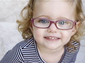photo of a girl in glasses